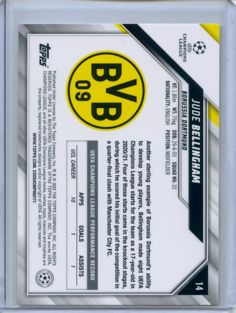 2021-22 Topps UEFA Champions League Jude Bellingham