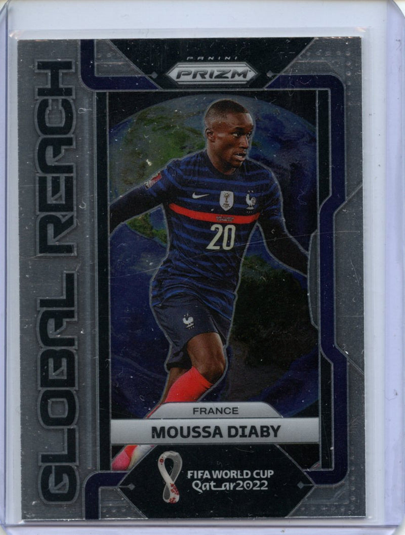 2022 Panini Prizm FIFA World Cup Qatar Moussa Diaby Global Reach