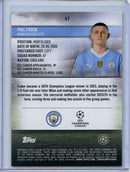 2023-24 Topps Stadium Club UEFA Club Competitions Phil Foden