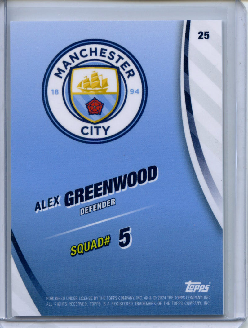 2024-25 Topps Blue Moon Manchester City Alex Greenwood