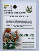 2020-21 Panini NBA Chronicles Giannis Antetokounmpo