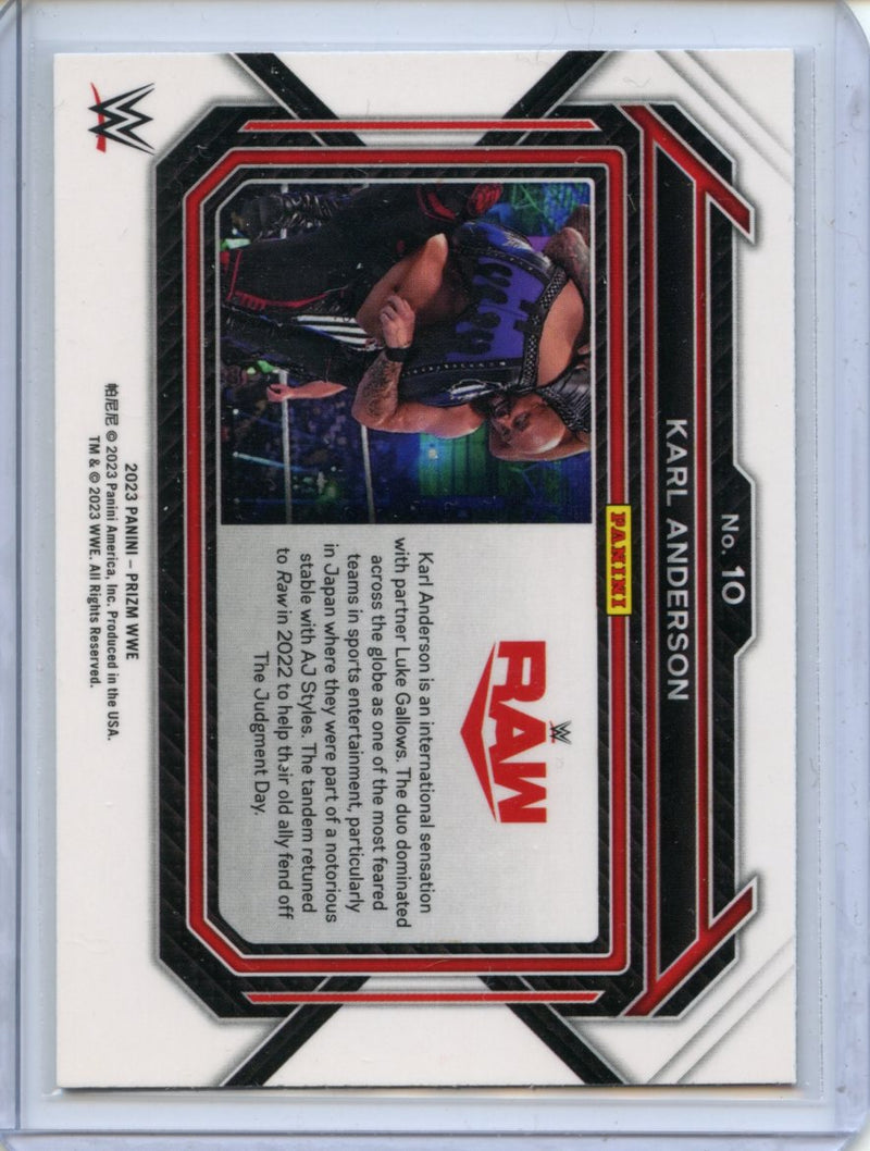 2023 Prizm WWE Karl Anderson