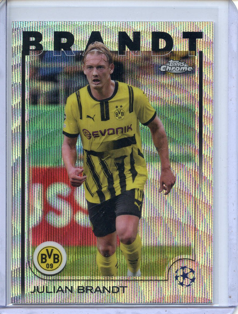 2024-25 Topps Chrome UEFA Club Comps Julian Brandt Wave