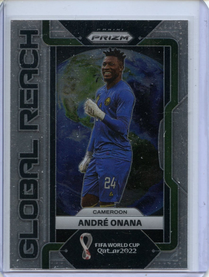 2022 Panini Prizm FIFA World Cup Qatar Andre Onana Global Reach