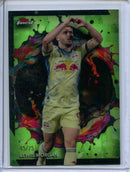 2024 Topps Finest MLS Lewis Morgan Rare Neon Green Refractor 45/75