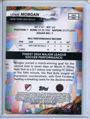 2024 Topps Finest MLS Lewis Morgan Rare Neon Green Refractor 45/75