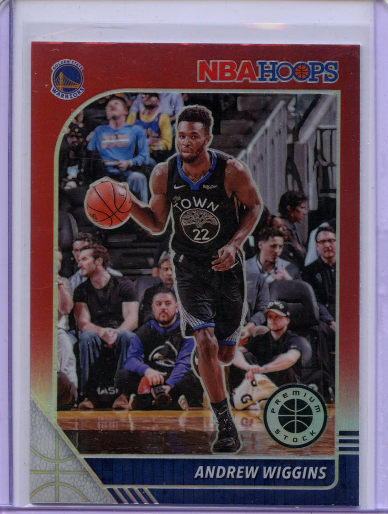 2019-20 Hoops Premium Andrew Wiggins Red Prizm