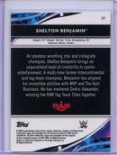 2021 Topps Finest WWE Shelton Benjamin