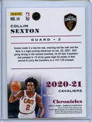 2020-21 Panini NBA Chronicles Collin Sexton