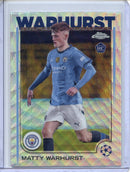 2024-25 Topps Chrome UEFA Club Comps Matty Warhurst Wave
