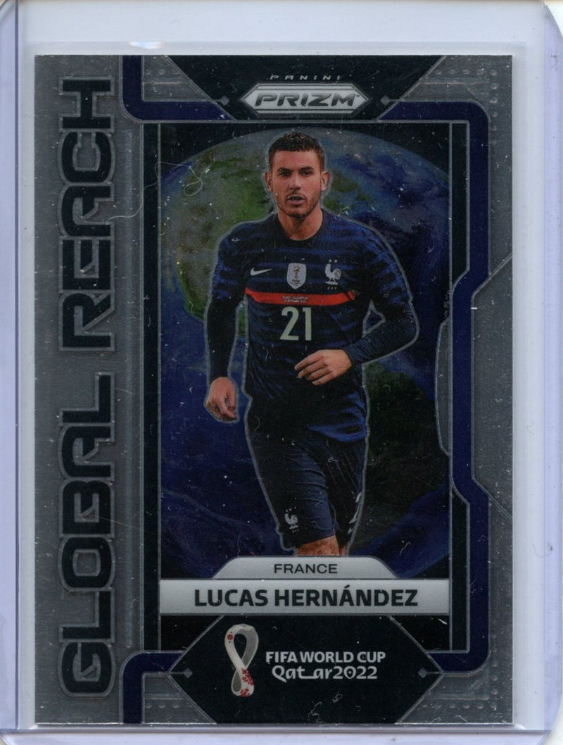 2022 Panini Prizm FIFA World Cup Qatar Lucas Hernandez Global Reach