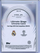 2024-25 Topps UEFA CC Vini Jr Ultimate Stage Chrome
