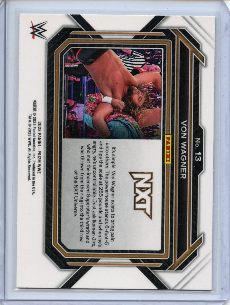 2023 Prizm WWE Von Wagner