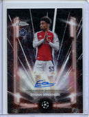2024-25 Topps Chrome UEFA Club Comps Ethan Nwaneri Black Lazer Autographs