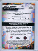2024 Topps Finest MLS Emil Forsberg Uncommon Aqua Refractor 75/75