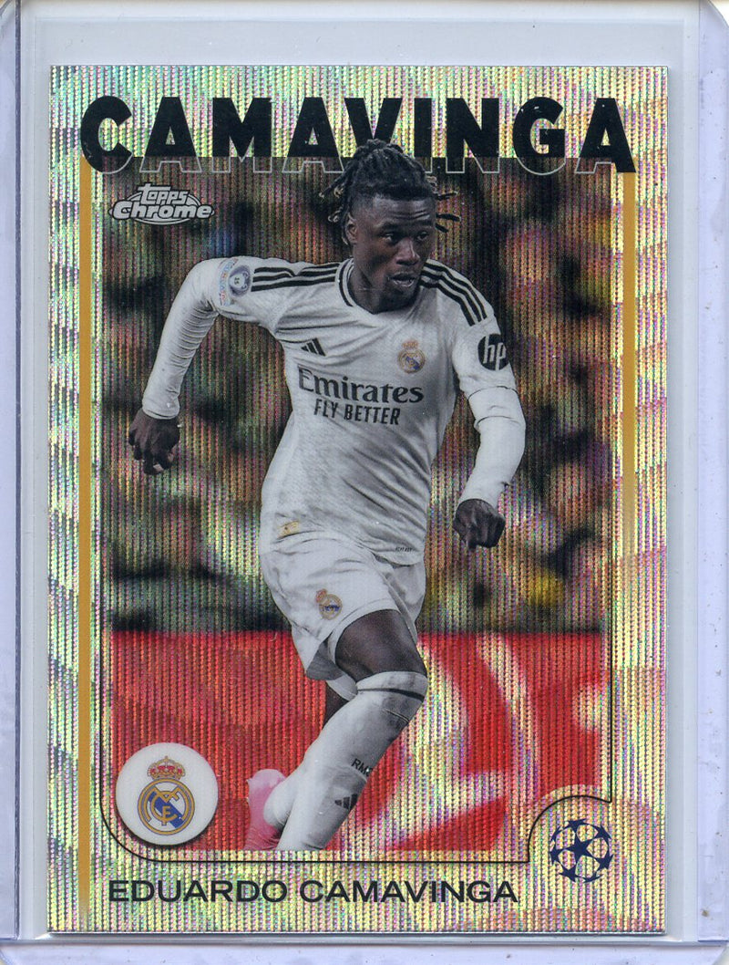 2024-25 Topps Chrome UEFA Club Comps Eduardo Camavinga Wave