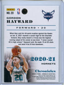 2020-21 Panini NBA Chronicles Gordon Hayward