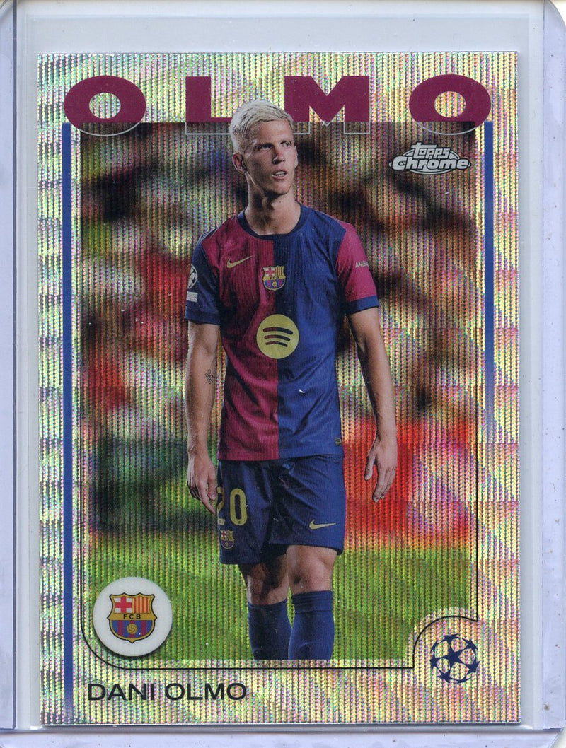 2024-25 Topps Chrome UEFA Club Comps Dani Olmo Wave