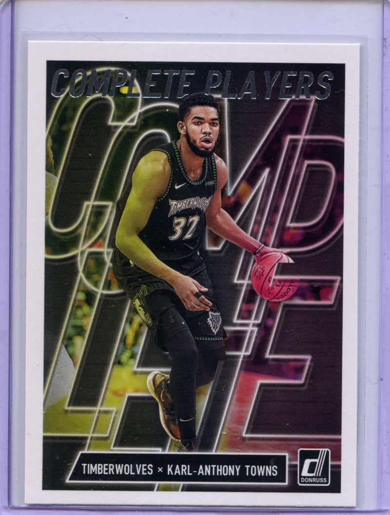 2019-20 Panini Donruss Karl-Anthony Towns Complete Players