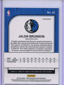 2019-20 Hoops Premium Jalen Brunson Green Prizm