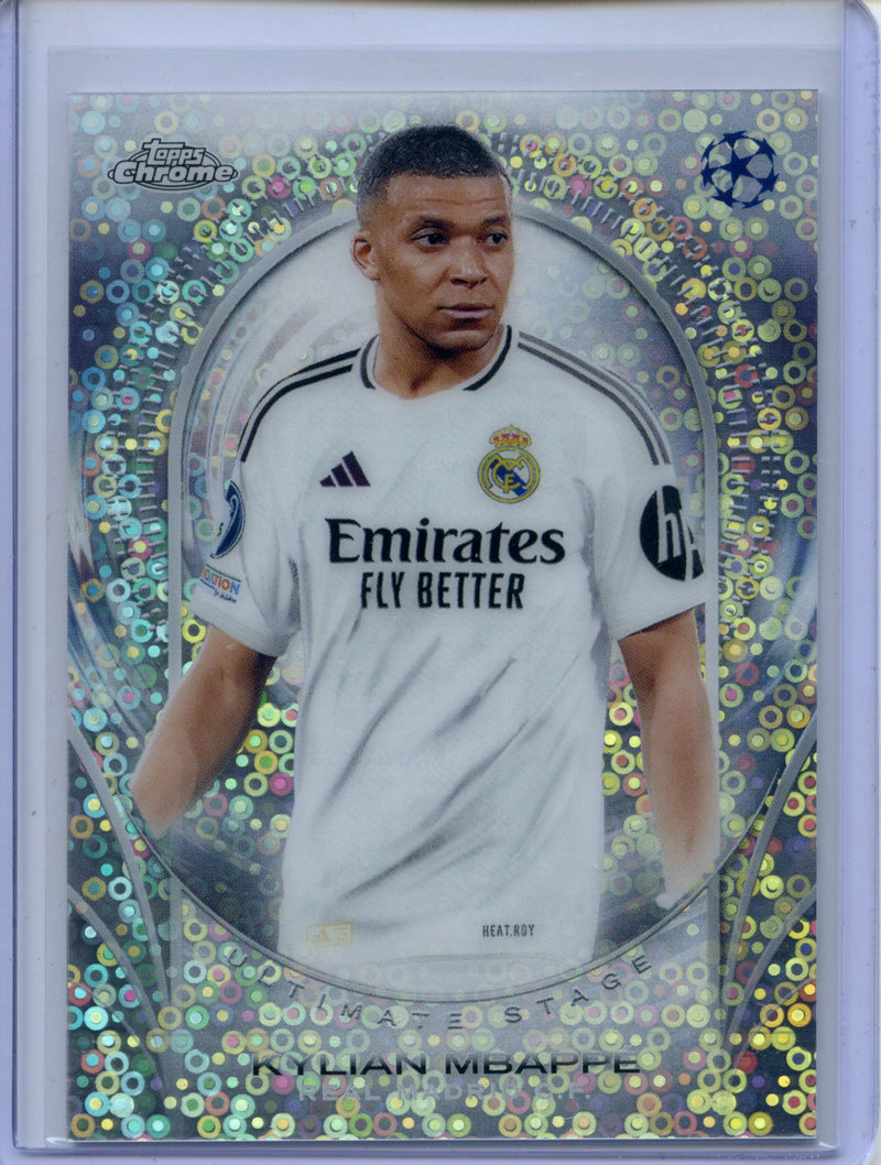 2024-25 Topps UEFA CC Kylian Mbappe Ultimate Stage Chrome