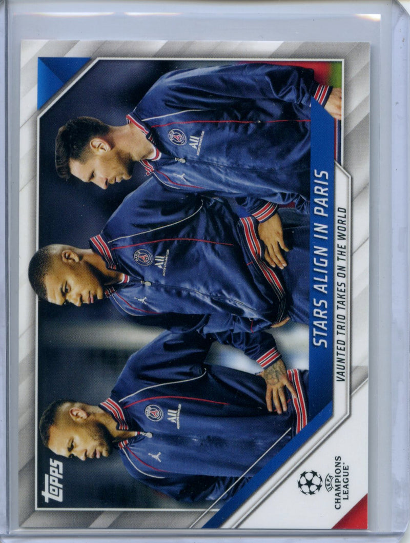 2021-22 Topps UEFA Champions League Stars Align In Paris