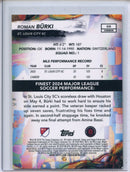 2024 Topps Finest MLS Roman Burki Common Black Refractor 8/25
