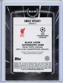 2024-25 Topps Chrome UEFA Club Comps Emile Heskey Black Lazer Autographs