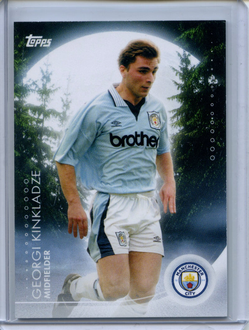 2024-25 Topps Blue Moon Manchester City Georgi Kinkladze Moonshine