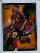 2024 Topps Finest MLS Lewis Morgan Common Orange Refractor 20/50