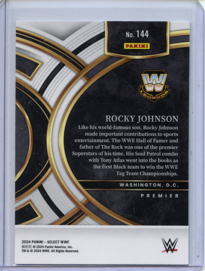 2024 Panini Select WWE Rocky Johnson Premier