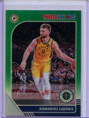 2019-20 Hoops Premium Domantas Sabonis Green Prizm