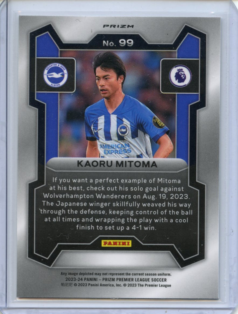 2023-24 Prizm Premier League Kaoru Mitoma Breakaway Prizm