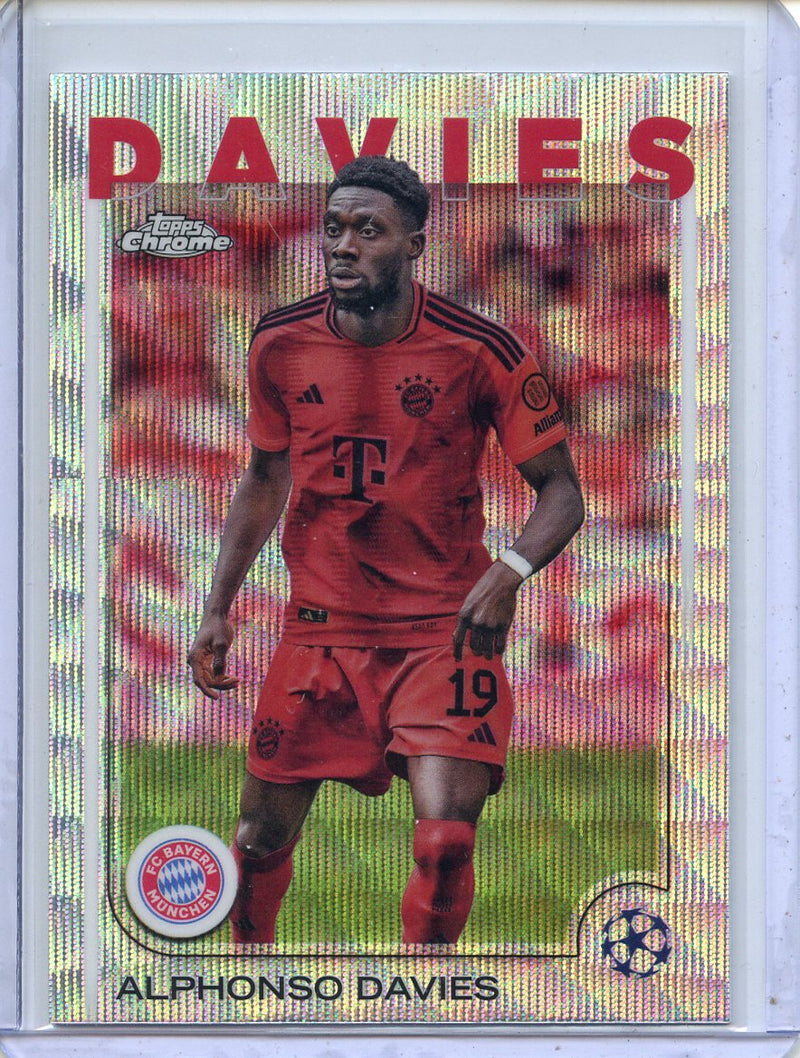 2024-25 Topps Chrome UEFA Club Comps Alphonso Davies Wave