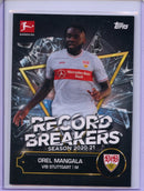 2021-22 Topps Bundesliga Soccer Orel Mangala Record Breakers