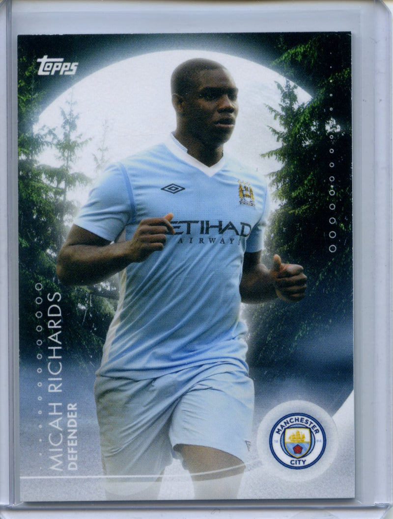2024-25 Topps Blue Moon Manchester City Micah Richards Moonshine