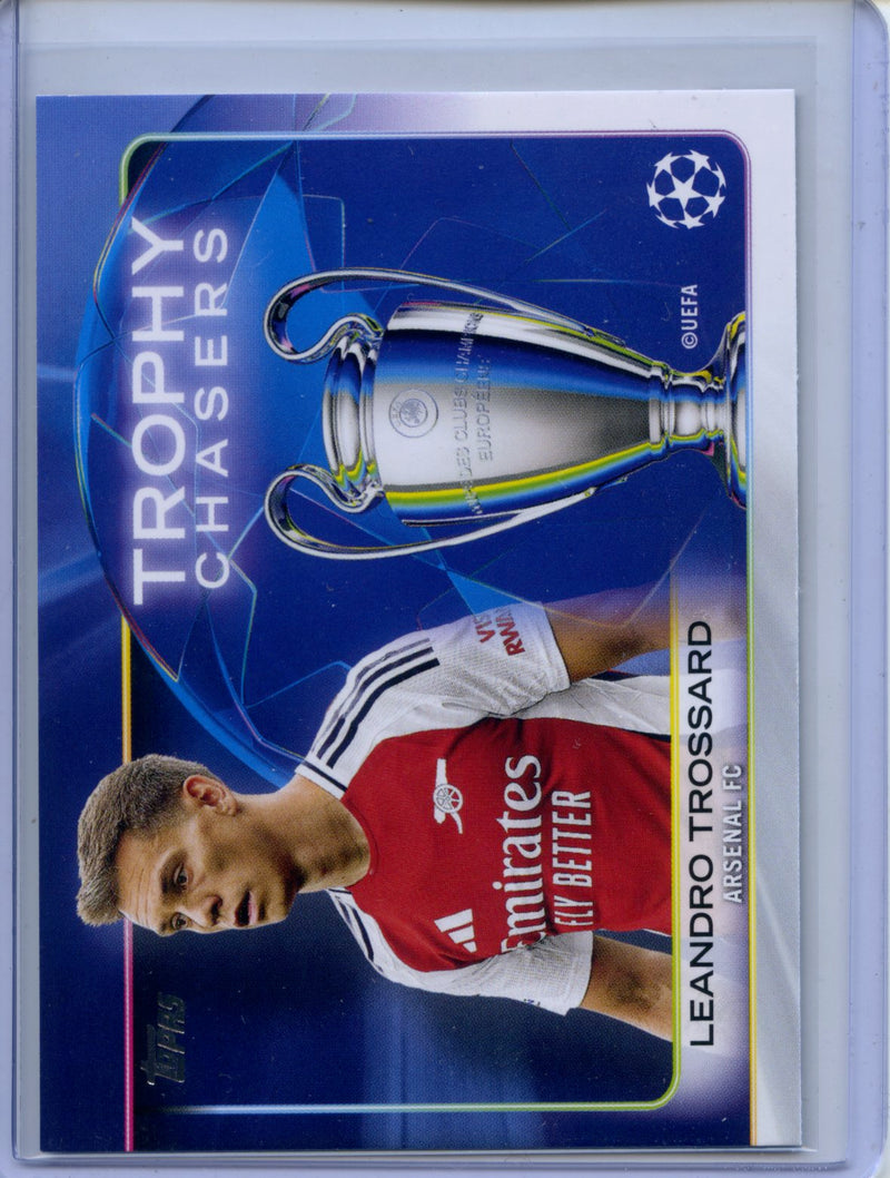 2024-25 Topps UEFA CC Leandro Trossard Trophy Chasers