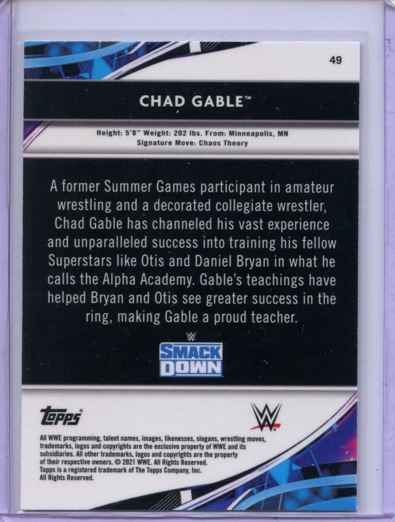 2021 Topps Finest WWE Chad Gable