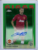 2024-25 Topps Chrome UEFA Club Comps Ryan Giggs Green Autographs 14/99