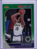 2019-20 Hoops Premium Dion Waiters Green Prizm