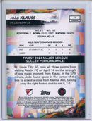 2024 Topps Finest MLS Joao Klauss Common Neon Green Refractor 98/125