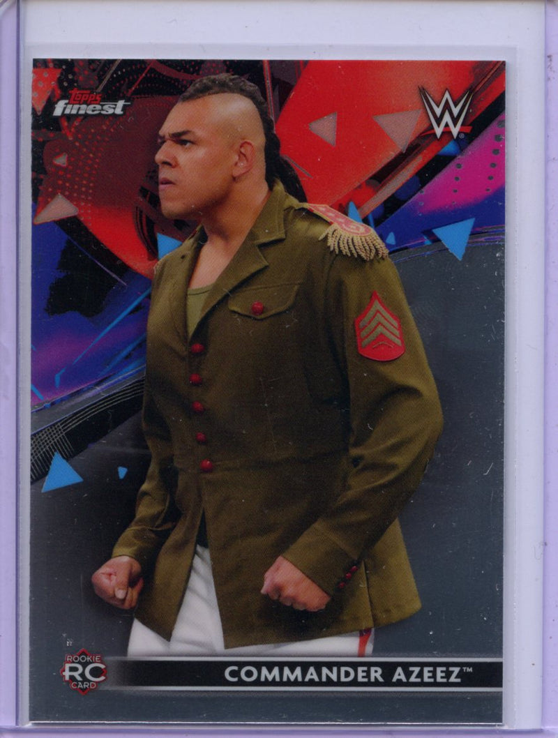 2021 Topps Finest WWE Commander Azeez