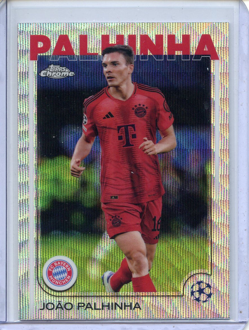 2024-25 Topps Chrome UEFA Club Comps Joao Palhinha Wave