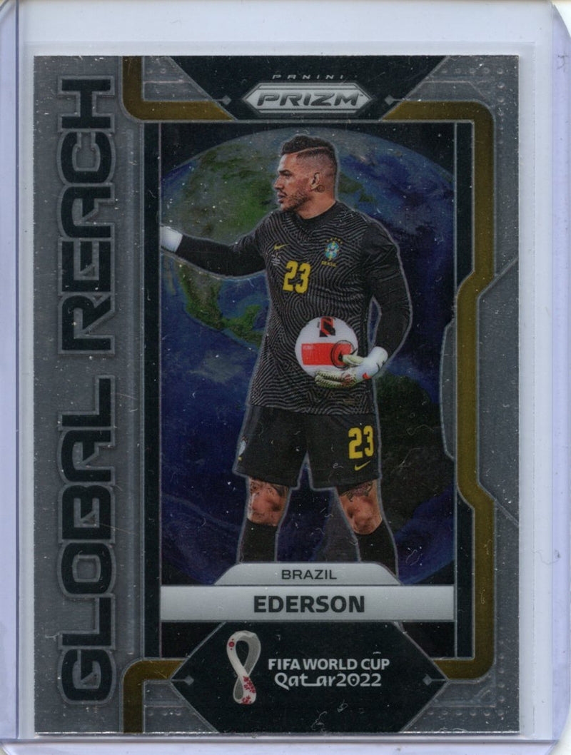 2022 Panini Prizm FIFA World Cup Qatar Ederson Global Reach