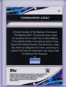 2021 Topps Finest WWE Commander Azeez