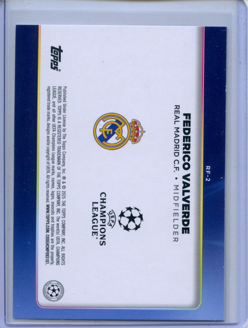 2024-25 Topps UEFA CC Federico Valverde Trophy Chasers