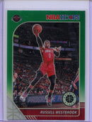 2019-20 Hoops Premium Russell Westbrook Green Prizm
