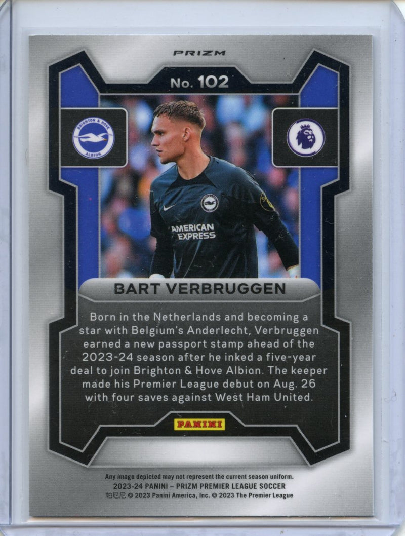 2023-24 Prizm Premier League Bart Verbruggen Breakaway Prizm