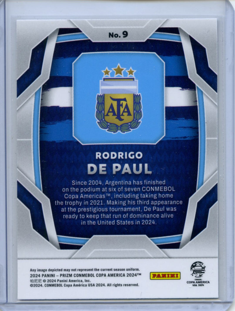 2024 Panini Prizm Copa America Rodrigo De Paul