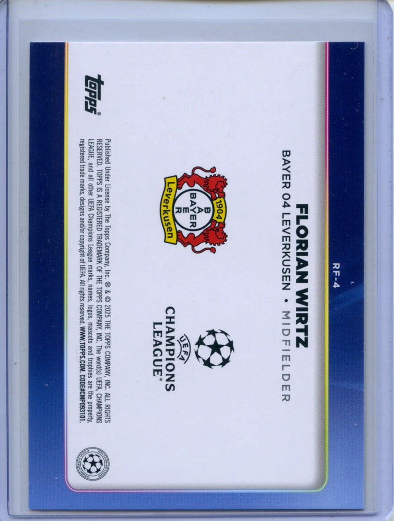 2024-25 Topps UEFA CC Florian Wirtz Trophy Chasers